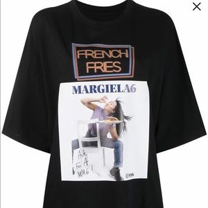 Mm6 Maison margiela oversized print logo tshirt